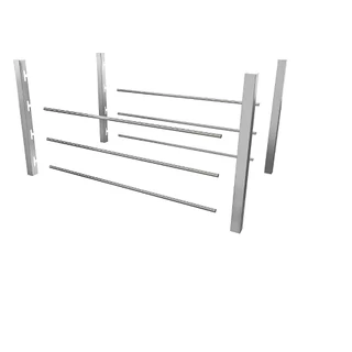 Suporte Inox P/ Churrasqueira Multinível E 6 Barras De 75 Cm