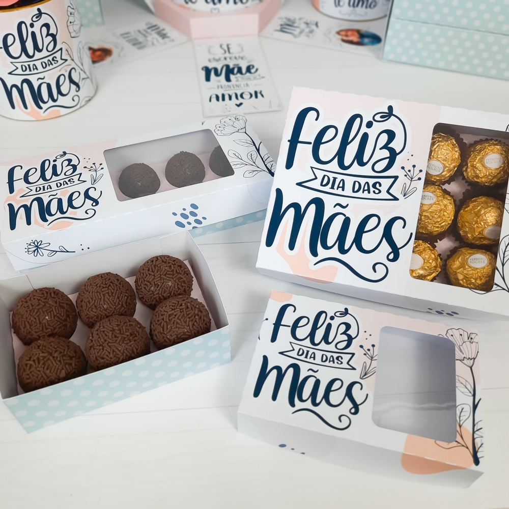 5 caixa 6 doces Dia das Mães Papelaria Personalizada Lembrancinha em Oferta na Shopee