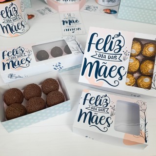 5 caixa 6 doces Dia das Mães Papelaria Personalizada Lembrancinha em Oferta na Shopee