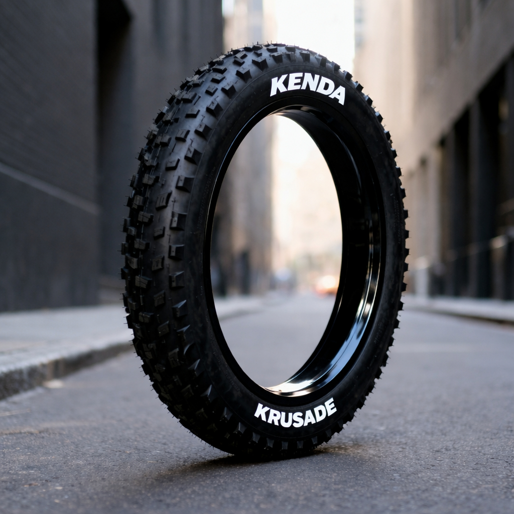 Pneus Kenda Krusade 20x4.0' Bike Elétr. Inow, Movi E Outras Preto