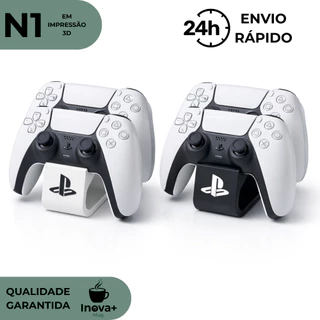 Suporte Duplo para Controle PS5 | Base Organizador para 2 Controles