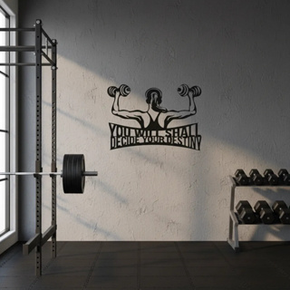 Quadro decorativo academia | em MDF 3MM - acompanha dupla face