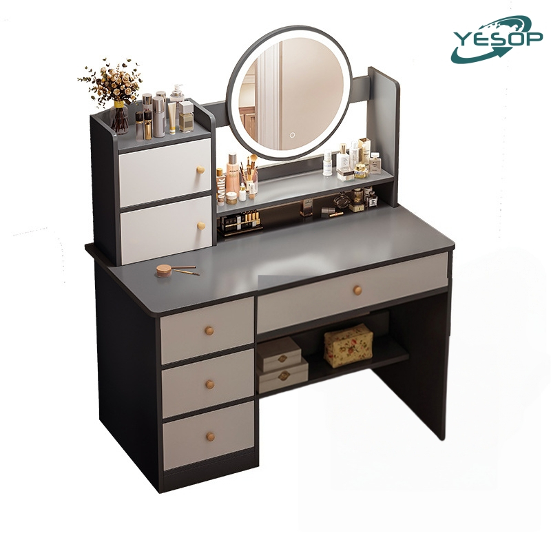 Penteadeira de quarto com 6 gavetas mesa de maquiagem