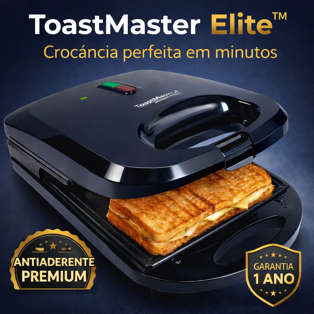 Sanduicheira Grill Elétrica 750W Antiaderente Prensa Dupla C