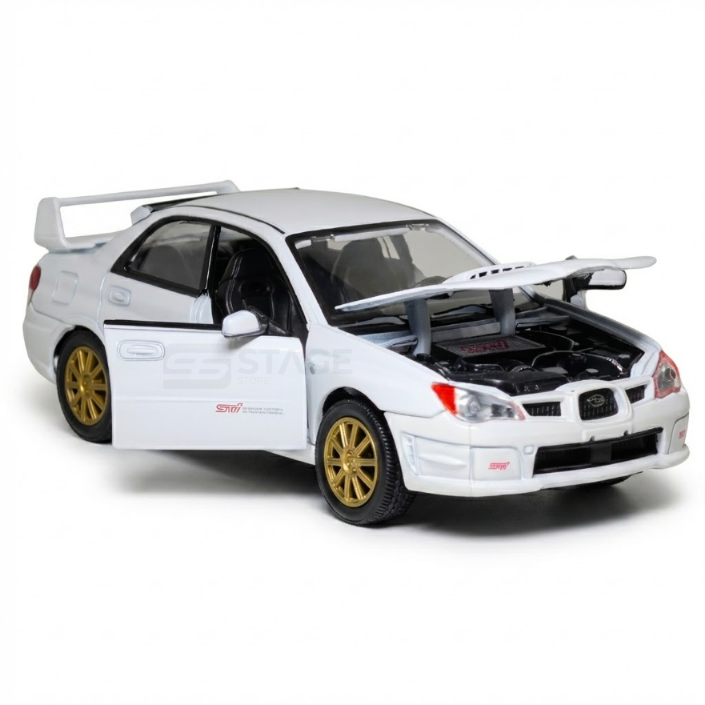 Miniatura Subaru Impreza WRX STI 18cm 1/24 Motor Max | Shopee Brasil