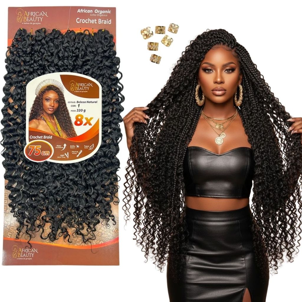 Cabelo Cacheado P Crochet Braid Beleza Natural African Beauty