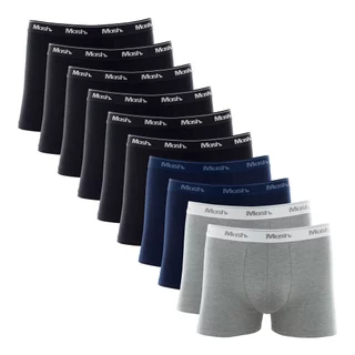 Kit Cueca Boxer Mash 10 Peças Masculina Algodão Elástico