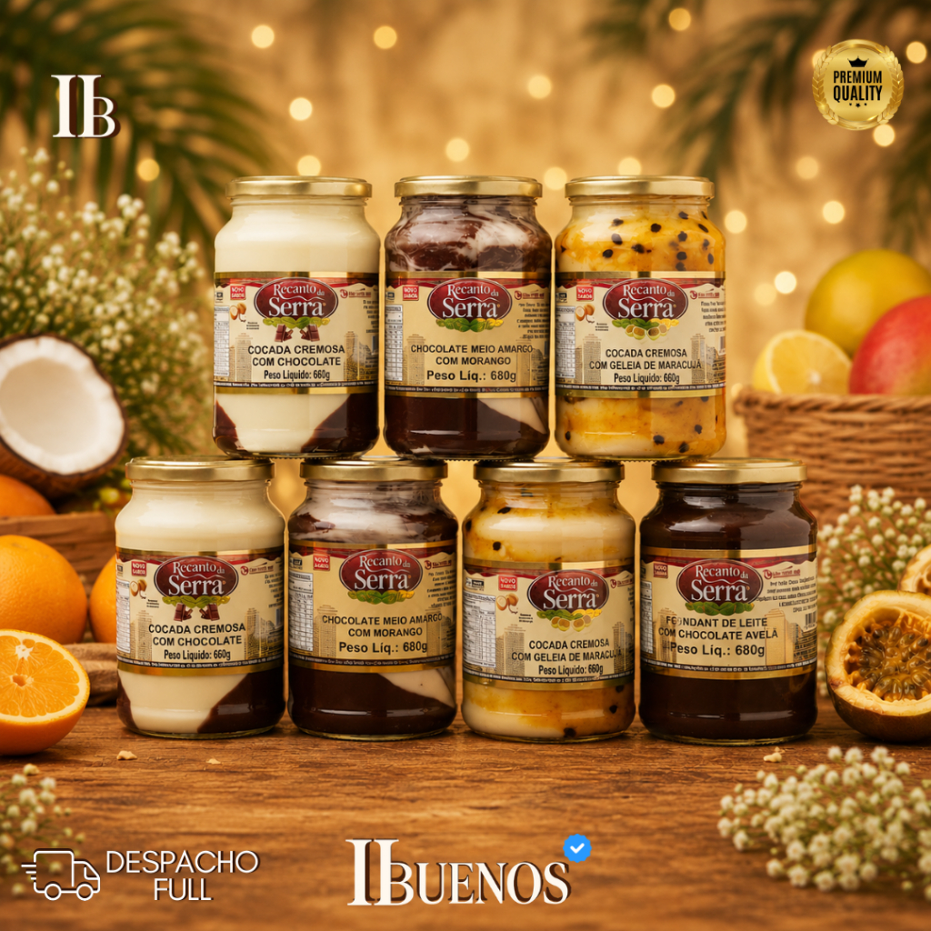 Doces e Cocadas Recanto da Serra 660g | 680g – Unitário – Escolha seu Sabor Preferido
