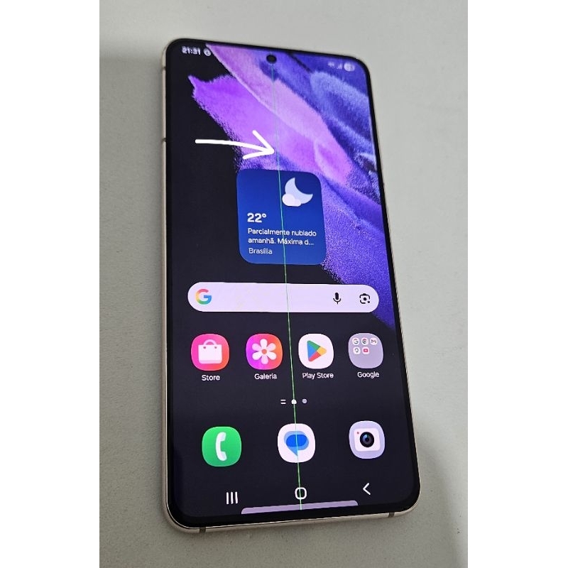 Samsung Galaxy S21 5G 128GB Usado SM-G991B (Com Linha Vertical