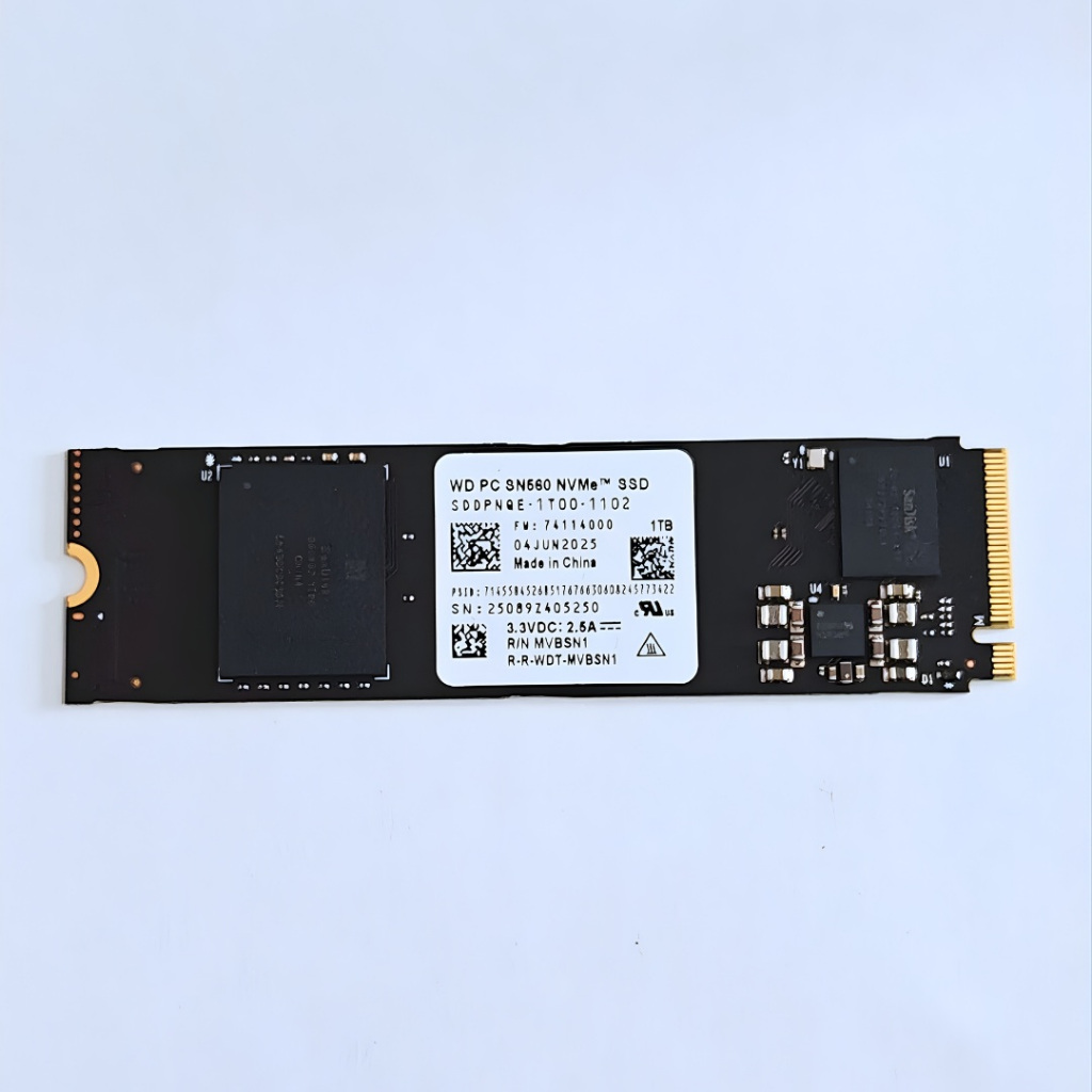 SSD 1TB WD PC SN560 NVMe M.2 2280 - Novo Original OEM Alta