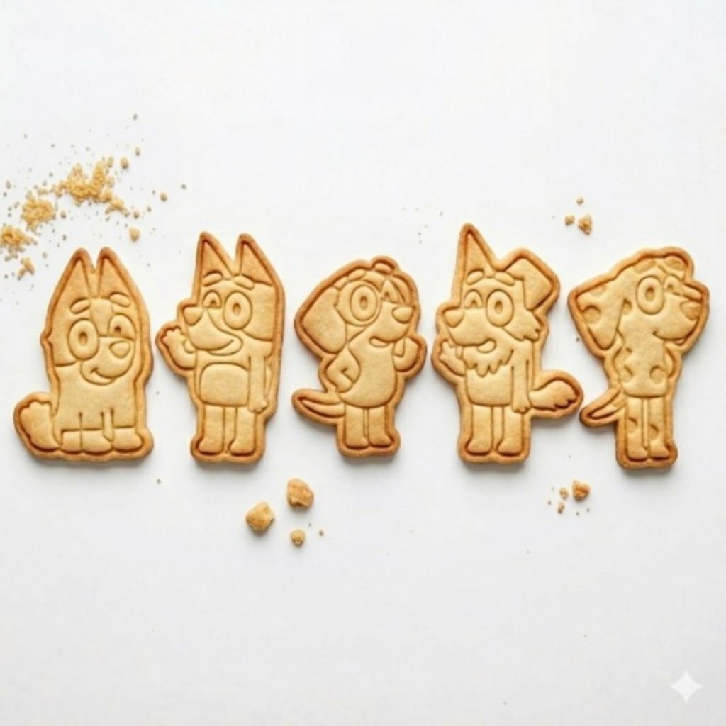 Kit 5 Cortadores e carimbos de Biscoito Bolacha Pasta Americ