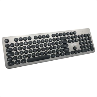 Kit Combo Teclado e Mouse Sem Fio Oex TM410 1600 DPI Pratico Conexão Wireless Ergonômico
