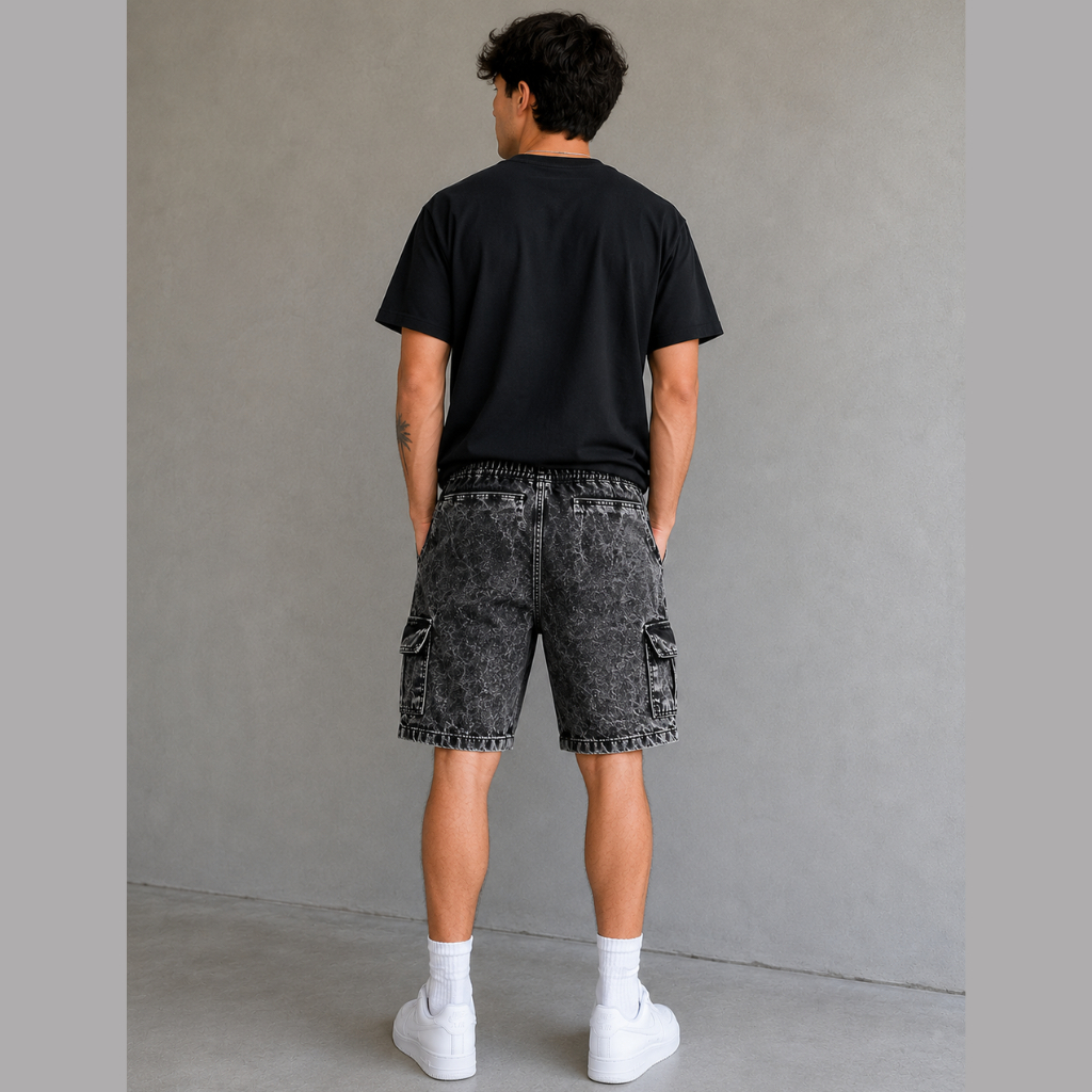 Bermuda Masculina Cargo Shorts Skate NJ Bolso lateral | Shopee Brasil