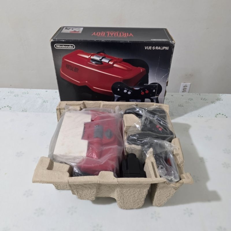 Game Virtual Boy Nintendo Completo Na Caixa + 1 Jogo Original