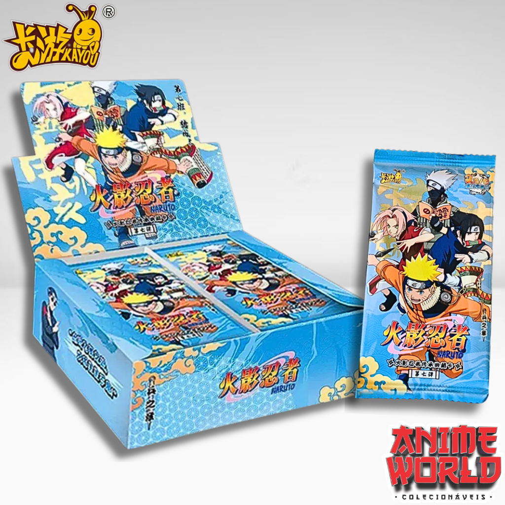 Cartas NARUTO - Kayou | TIER 2 - WAVE 7 | BOOSTER | Shopee Brasil