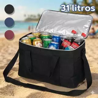Bolsa termica Academia 31 litros Marmiteira Bag Marmita Fitiness Trabalho Viagem Academia Oferta Relampago