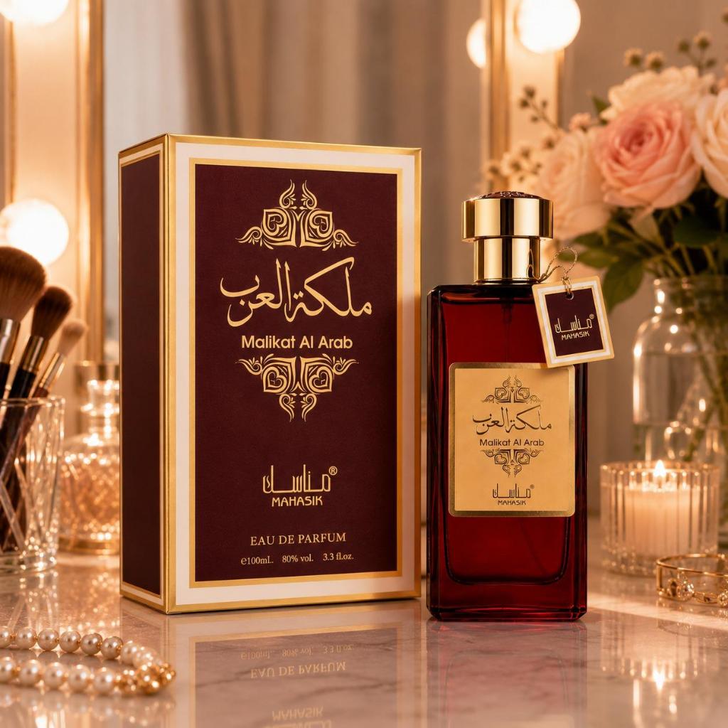 Perfume Árabe Malikat Al Arab Red e Rose EDP 100ml – Manasik