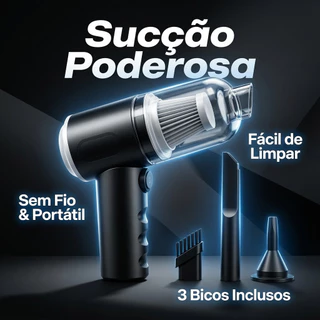 Mini Aspirador Portatil Recarregavel Usb C Portátil