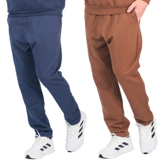 Kit 2 Calças Moletom Reta Unissex Peluciada Flanelada Confortável Sem Punho