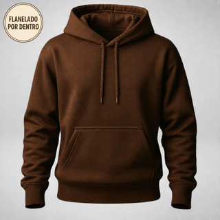 Moletom Canguru Unissex Flanelado Algodão Atacado Direto da Fabrica Promoção Liso Sem Estampa