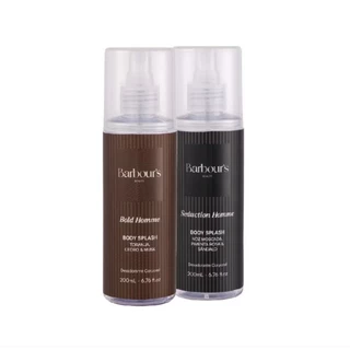 Kit Body Splash Barbour's Masculino Bold Homme+Seduction Homme