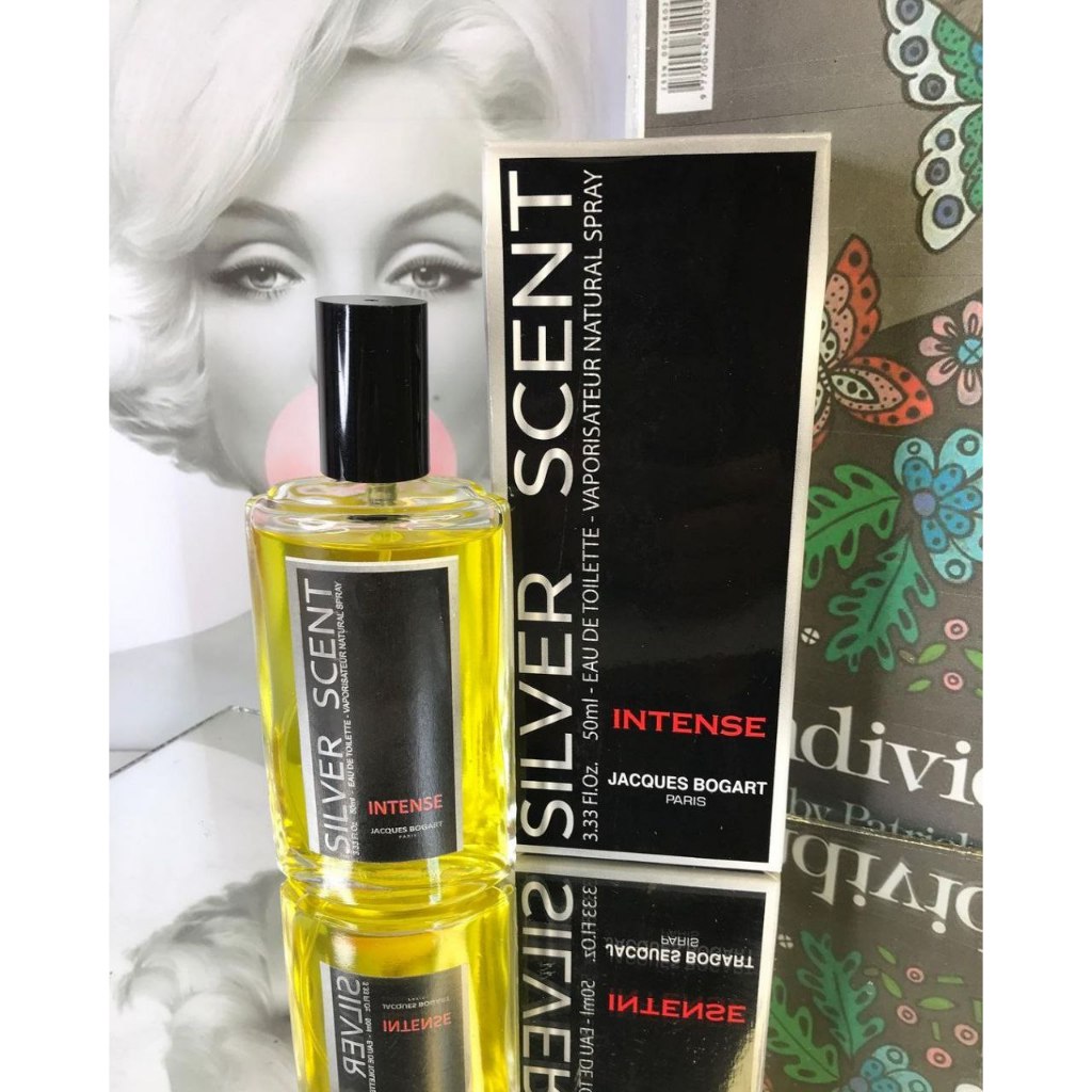 Perfume Silver Scent Fragrância Amadeirada Frasco 50 ml