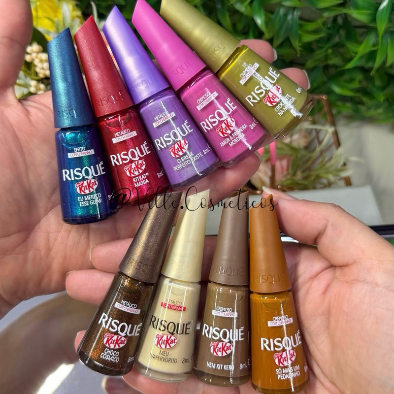 Kit Esmalte Risqué KitKat Kit Kat Nova Coleção Lançamento - Escolher ...