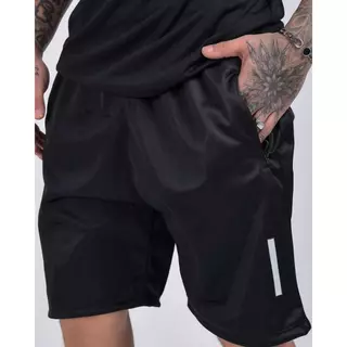Kit 2 Bermudas Masculinas Dry Fit com Bolsos e Forro para Academia Futebol