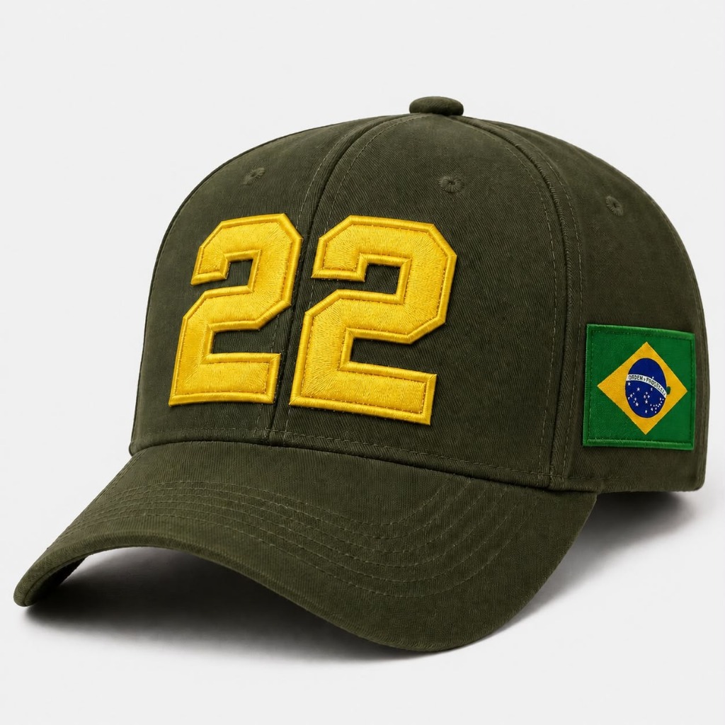 Boné Verde Militar Qualidade Premium Bella Chic