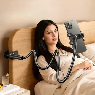 Suporte Celular Flexivel Pescoço De Ganso Articulado Mesa 360 Graus Universal Resistente 70cm