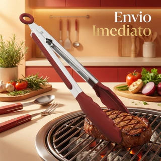Pegador de Silicone 27cm Tramontina Softta Cinza ou Vermelho