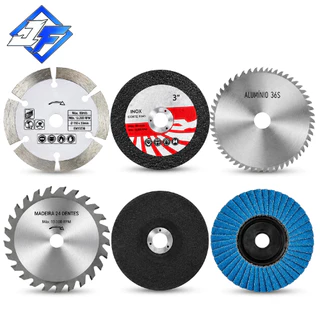 Kit De Disco De Corte De 75mm, 6 Peças, Para Moedor De Ângulo De Furo De 10mm, Lâmina De Serra Circular De Metal
