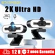 Webcam Câmera Computador Full HD 1080x1920p 2MP USB Plug Com uma luz de enchimento com PC e Notebook