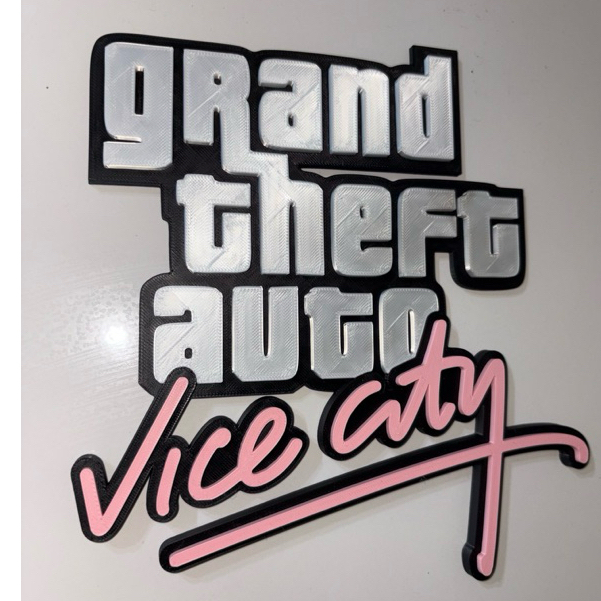 Placa Quadro Decorativo de Parede GTA Vice City Retrô PS2 / GTA VI – Decoração Gamer — imagem 4