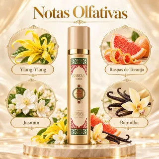Body Splash Queen Of Brazil 300ml Isabelle la belle Feminino Perfume Árabe
