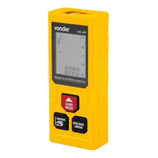 Medidor de Distância Trena a Laser 40 Metros VD40 Vonder