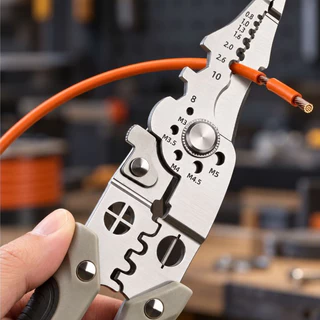 Alicate De Corte Decapador E Crimpador Multifuncional Wire Stripper