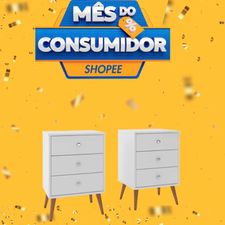 Jogo 2 Mesas Cabeceira Mesinhas Quarto  Decoração Moderna Lateral Cama Organizadora MIX em Oferta na Shopee