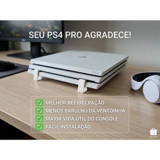Suporte Pezinho PS4 Pro Horizontal Refrigeração Anti Aquecimento