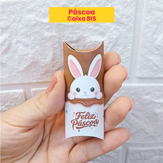 Caixa para BIS Páscoa Lembrancinha Rápida p/ Empresas e Escolas - Escolha seu Modelo em Oferta na Shopee