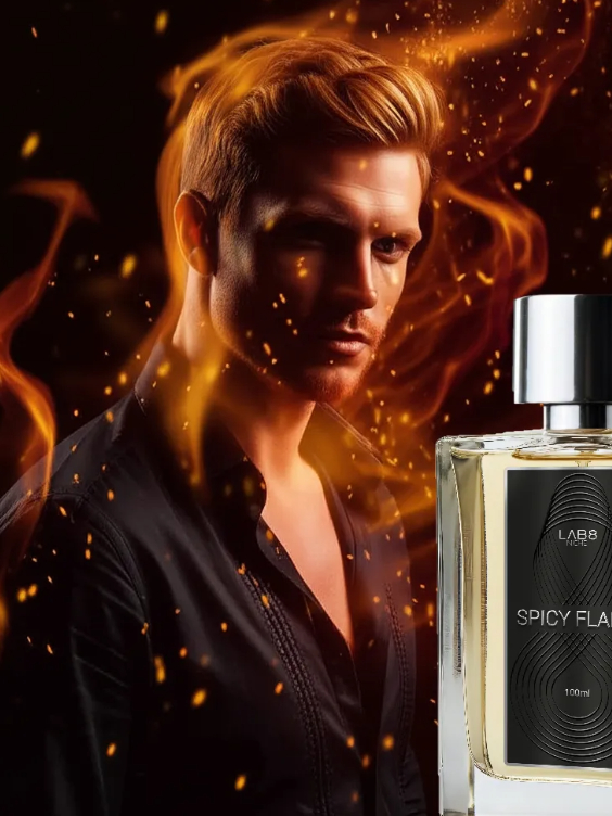 Perfume Compartilhável Unissex Spicy Flame LAB 8 NICHE 100ml