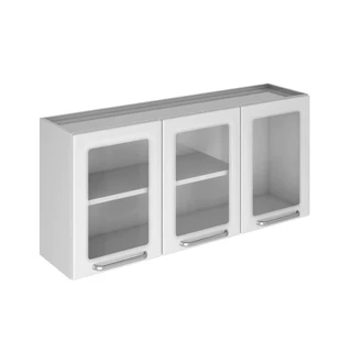 Armário Aéreo Tarsila com 3 Portas de Vidro e 1 Prateleira 120cm Itatiaia em Oferta na Shopee