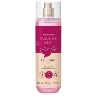 Body Splash Beijinho Cuide-se Bem 200ml O Boticário – Desodorante Colônia Feminino Doce e Cremoso em Oferta na Shopee
