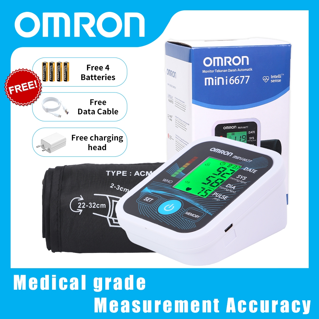 OMRON Blood Pressure Digital Monitor High Precision Medical Automation ...