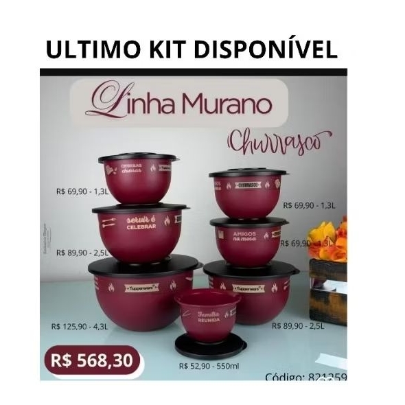 新品Tupperware２０００中丸型2個、メジャリングキット2個、料理本セット kit churrasco da tupperware em Promoção na Shopee Brasil 2026