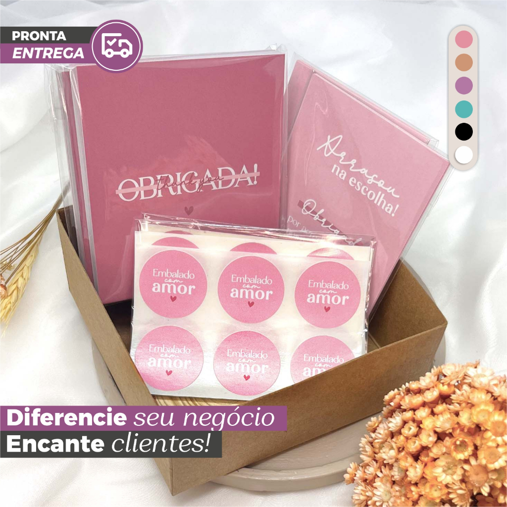 Kit Unboxing Empreendedor para loja | 10/25/50/100/unid envio de ...