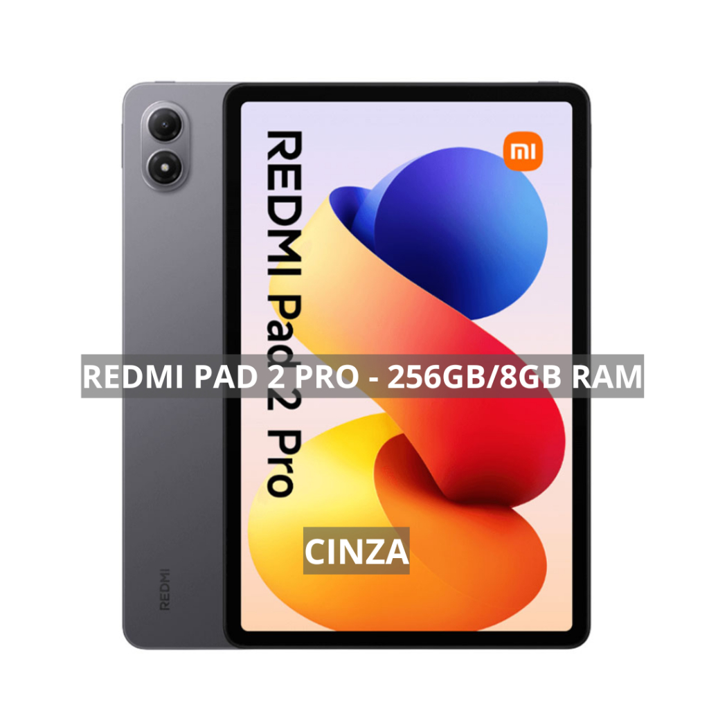 Tablet Redmi Pad 2 PRO, 128-256GB e 6-8GB RAM, Processador
