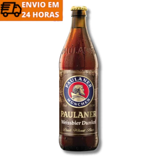 Cerveja Alemã Paulaner Weiss Dunkel Garrafa 500ML