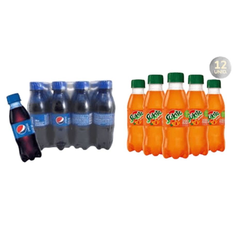 ペプシ　2セット Refrigerante Pepsi 200ml | Kit com duas unidades em Promoção na
