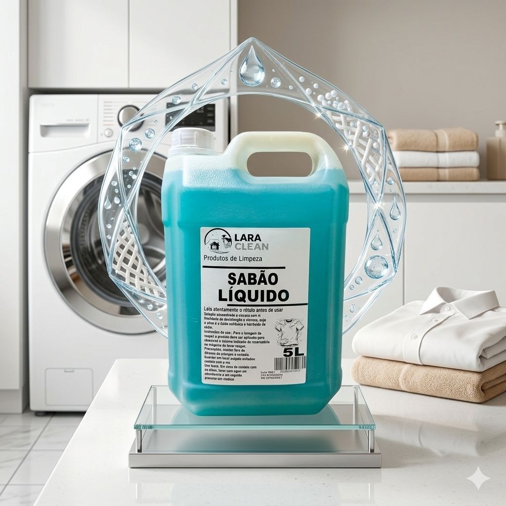 Sabão Líquido - Lava Roupas Blue 5L - Lara Clean | Shopee Brasil
